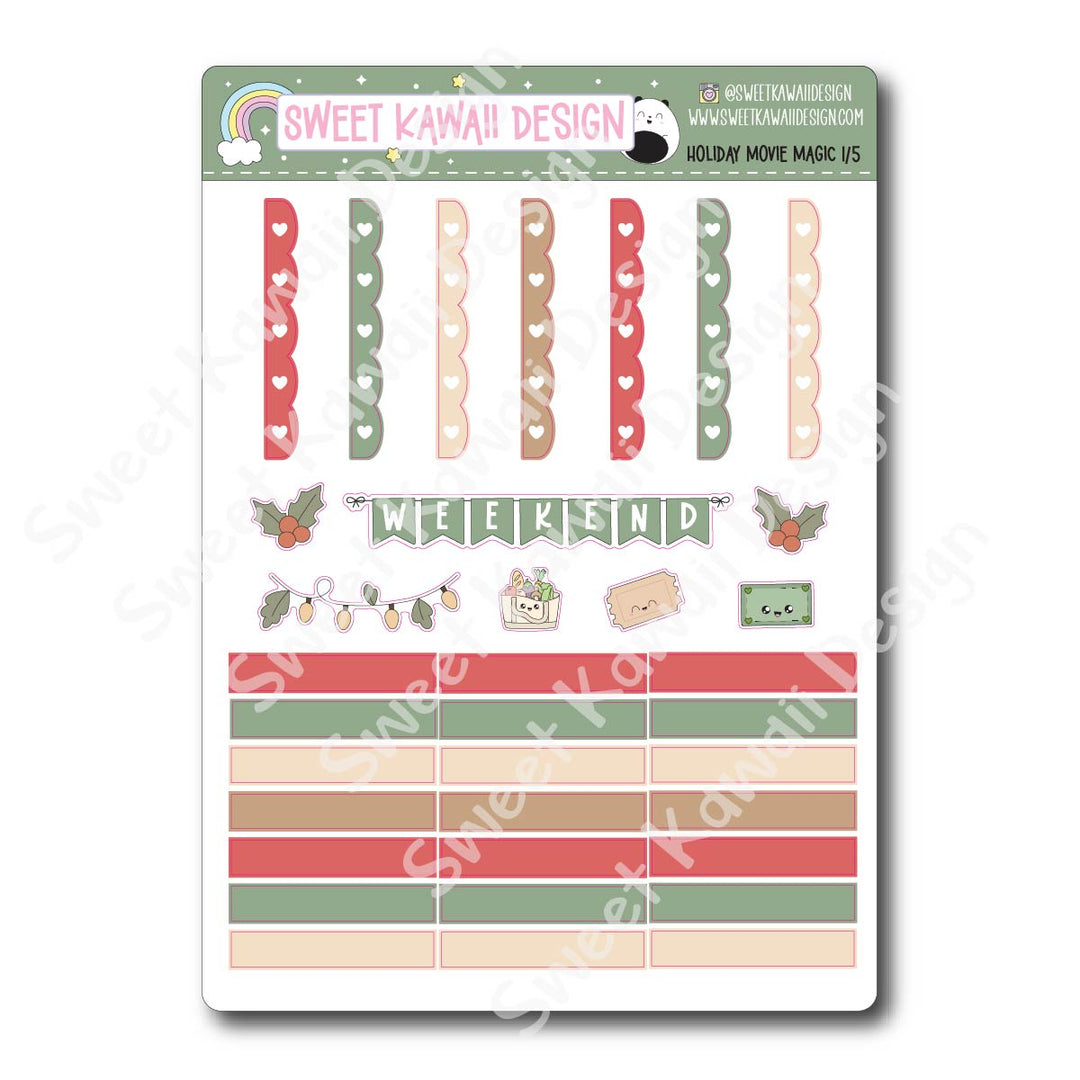 Weekly Kit - Holiday Movie Magic - SIZE OPTIONS AVAILABLE