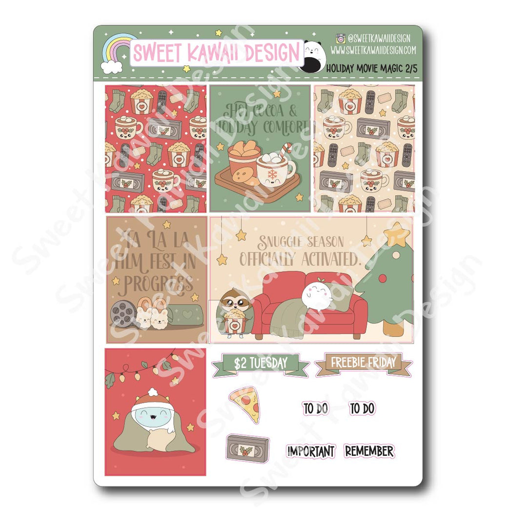 Weekly Kit - Holiday Movie Magic - SIZE OPTIONS AVAILABLE