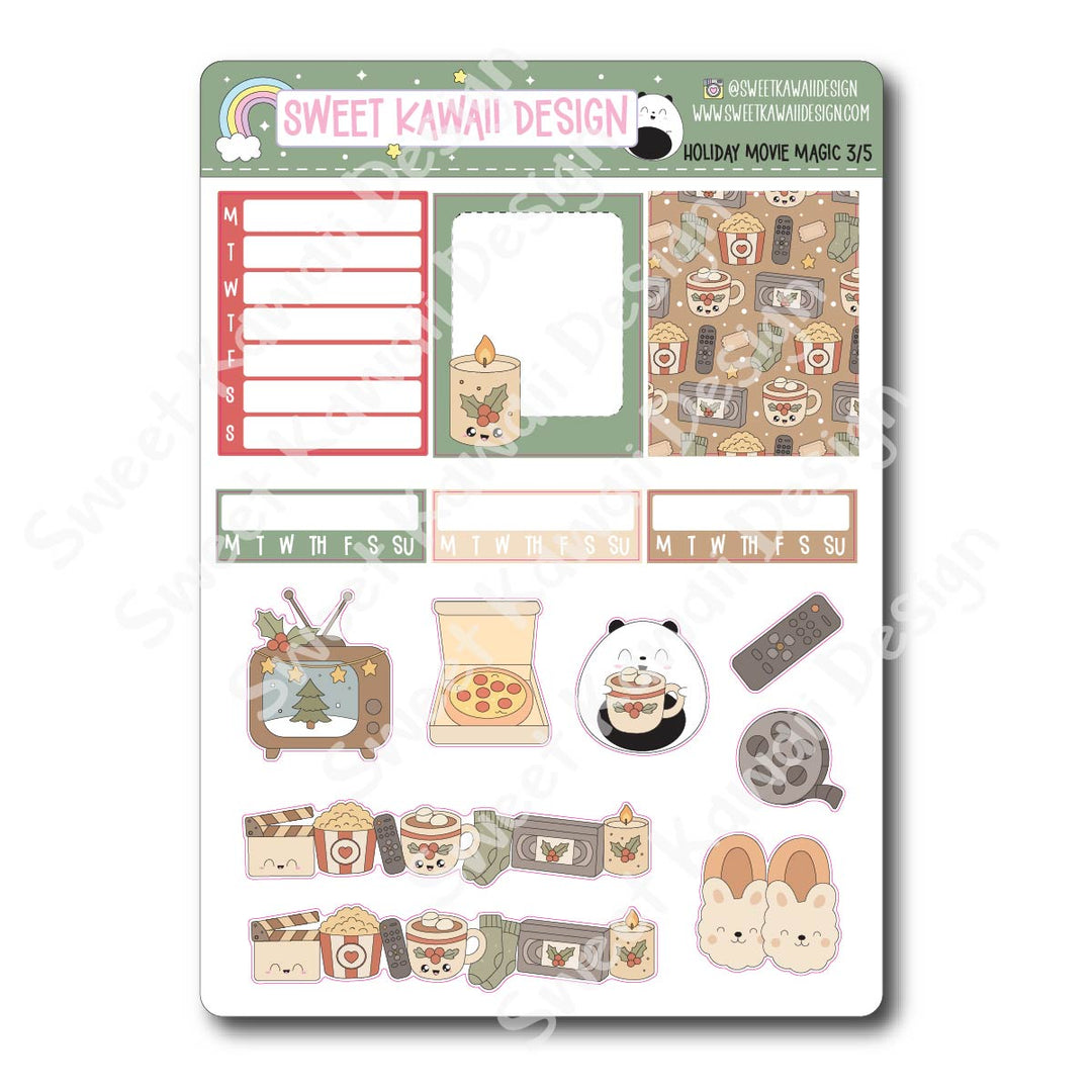 Weekly Kit - Holiday Movie Magic - SIZE OPTIONS AVAILABLE