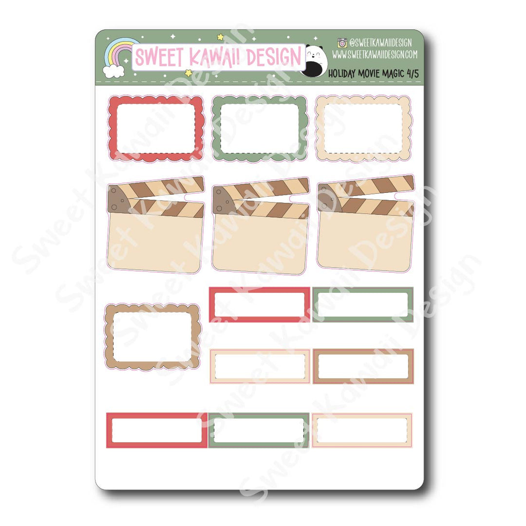 Weekly Kit - Holiday Movie Magic - SIZE OPTIONS AVAILABLE