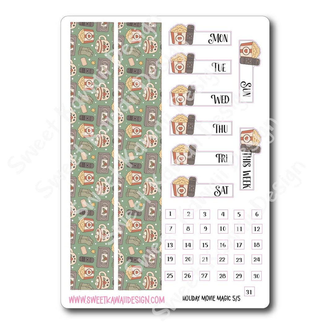 Weekly Kit - Holiday Movie Magic - SIZE OPTIONS AVAILABLE