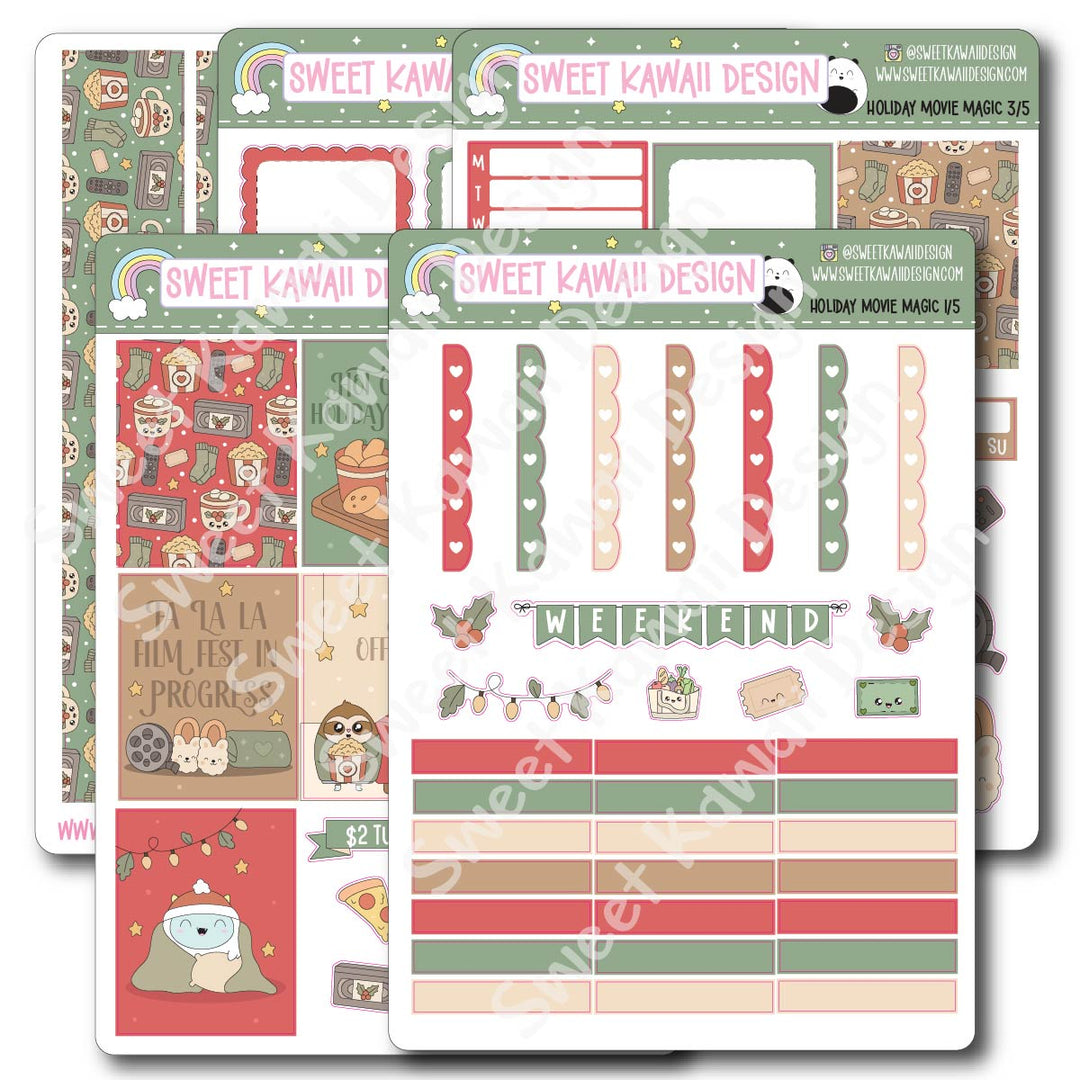 Weekly Kit - Holiday Movie Magic - SIZE OPTIONS AVAILABLE