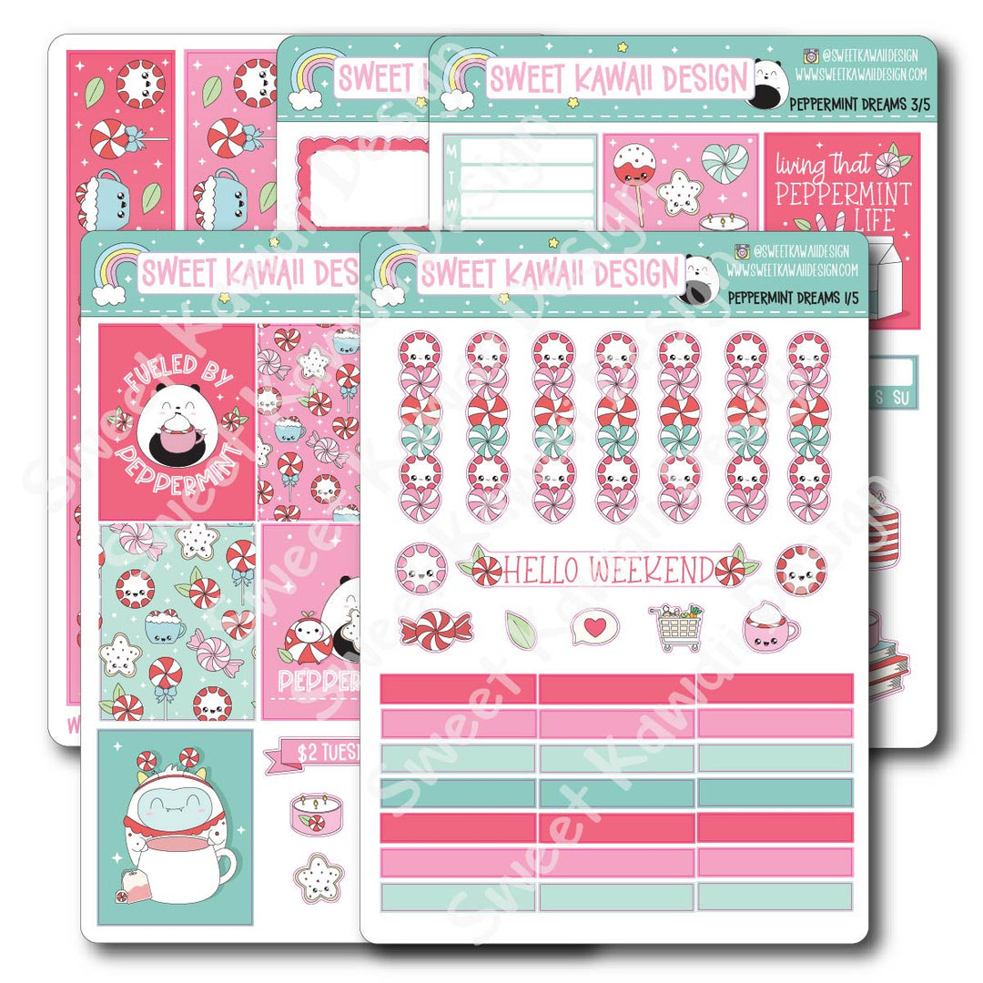 Weekly Kit - Peppermint Dreams - SIZE OPTIONS AVAILABLE