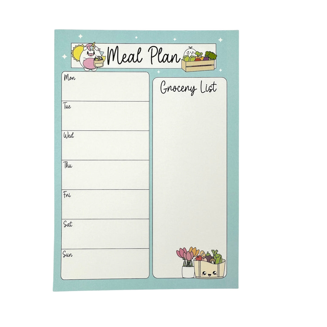 5x7 Notepad - Meal Plan