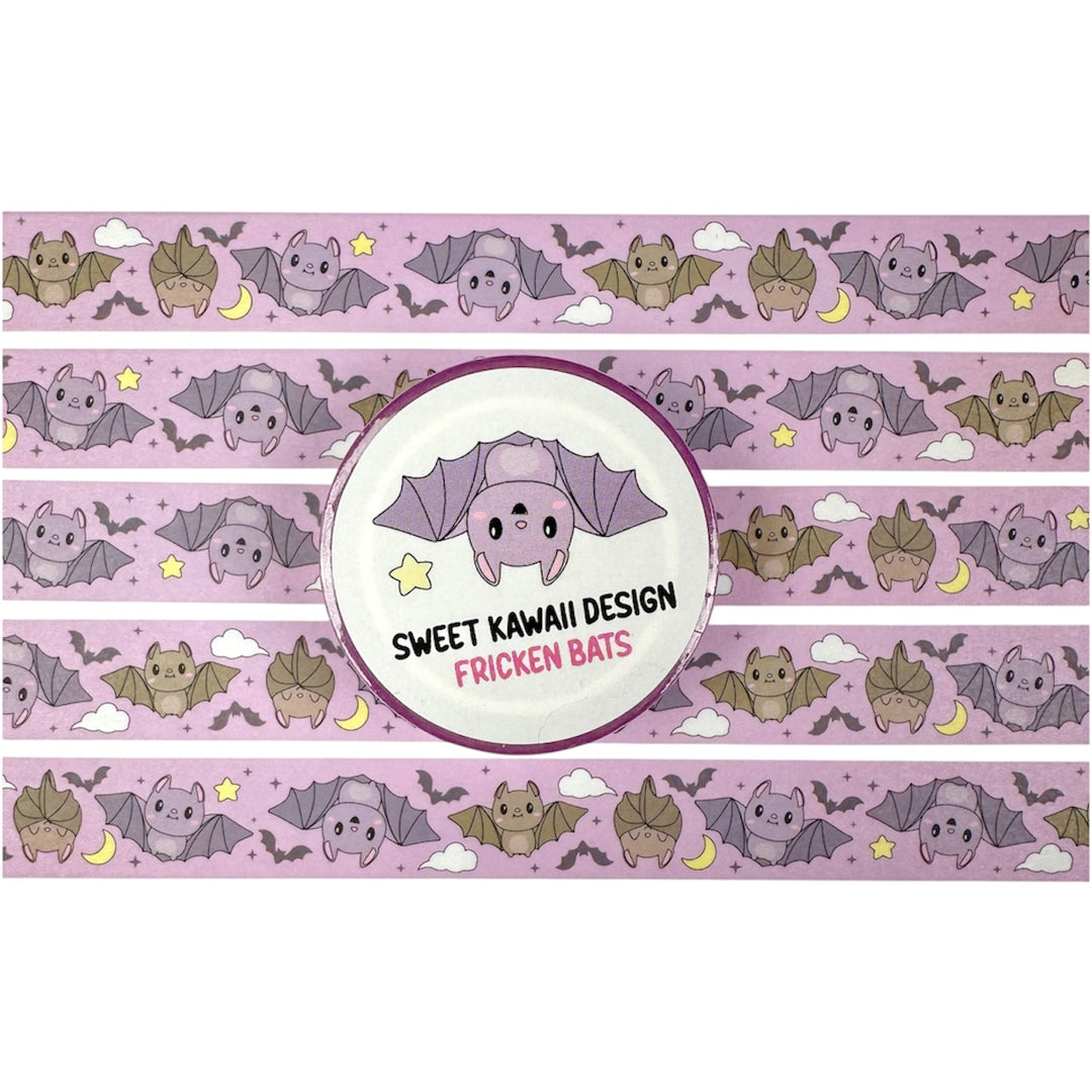 Fricken Bats Washi Tape 15mm x 10mm