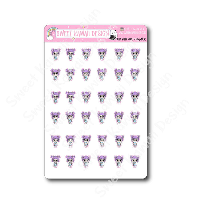 Kawaii Pixie Stickers - Planner