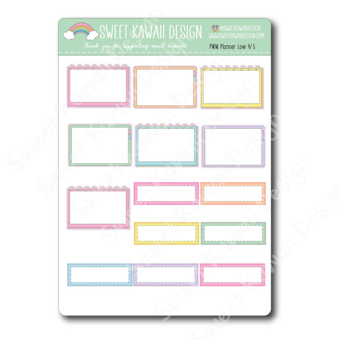 Weekly Kit  - Planner Love 23