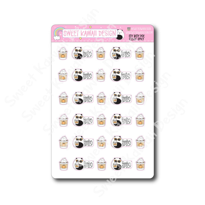 Kawaii Poe Stickers - Feelin' Spicy