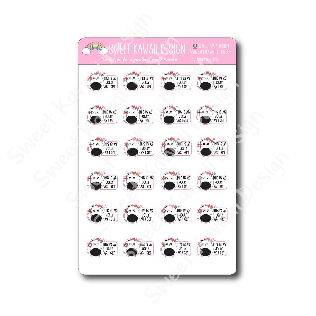 Kawaii Poe Stickers - Jolly
