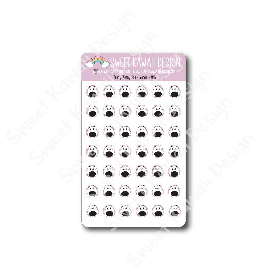 Teeny Poe Mood Stickers