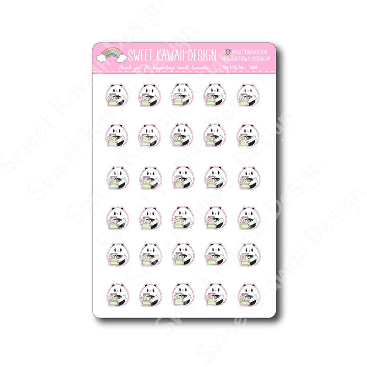 Kawaii Poe Stickers - Travel