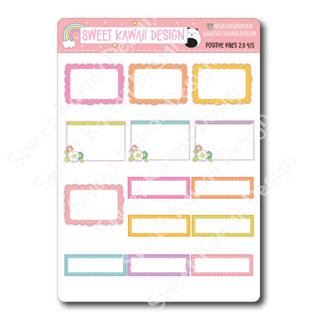 Weekly Kit - Positive Vibes 2.0 - SIZE OPTIONS AVAILABLE