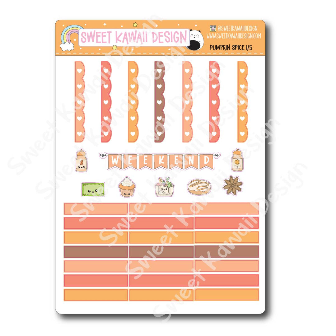 Weekly Kit - Pumpkin Spice 25 - SIZE OPTIONS AVAILABLE