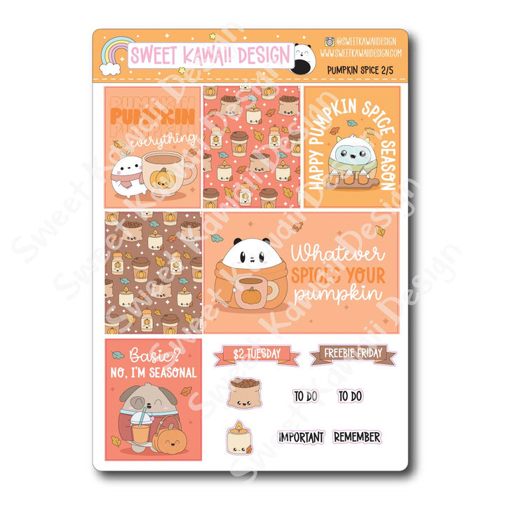 Weekly Kit - Pumpkin Spice 25 - SIZE OPTIONS AVAILABLE