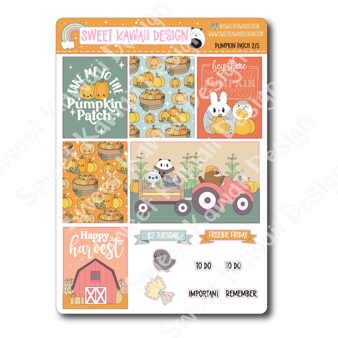 Weekly Kit - Pumpkin Patch - SIZE OPTIONS AVAILABLE