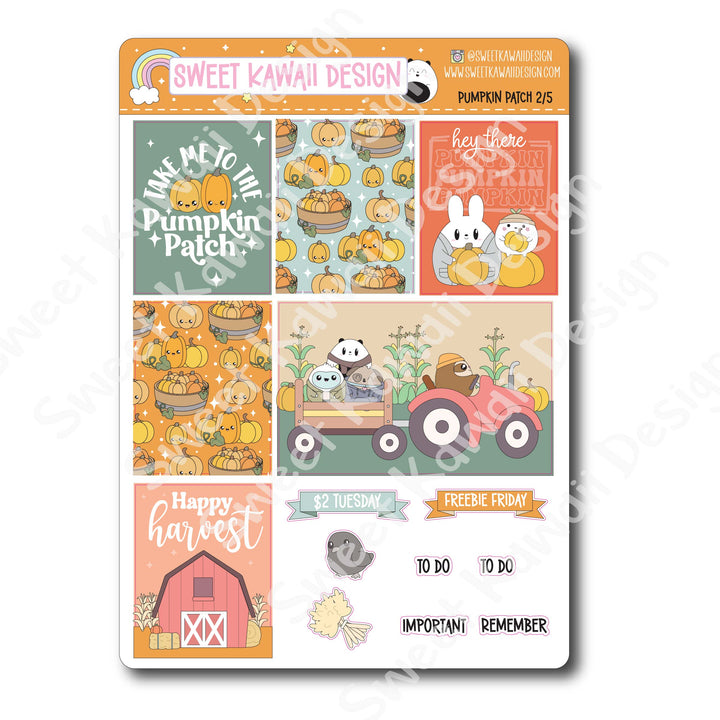 Weekly Kit - Pumpkin Patch - SIZE OPTIONS AVAILABLE