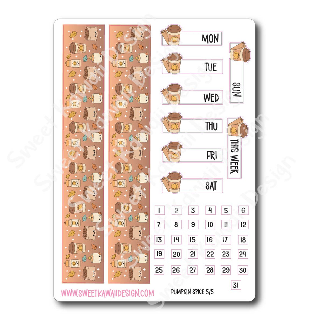 Weekly Kit - Pumpkin Spice 25 - SIZE OPTIONS AVAILABLE