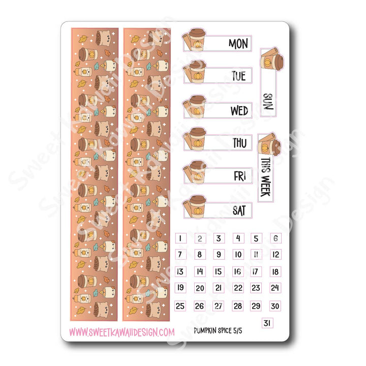 Weekly Kit - Pumpkin Spice 25 - SIZE OPTIONS AVAILABLE