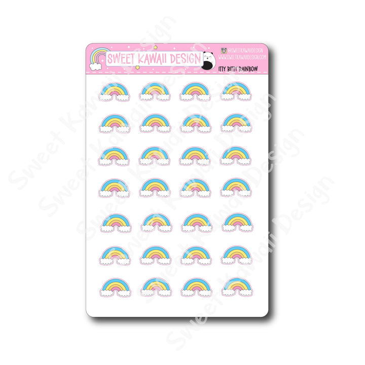 Kawaii Rainbow Stickers