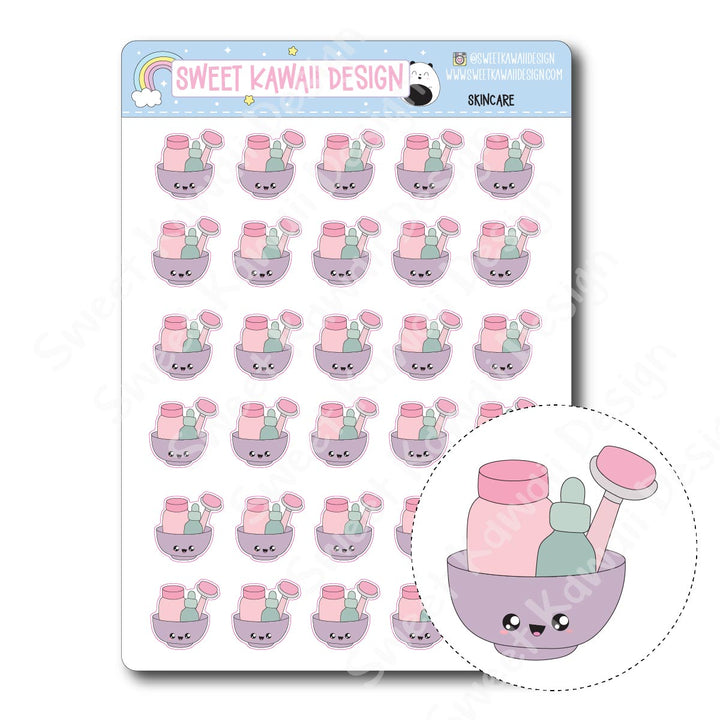 Kawaii Skincare Stickers