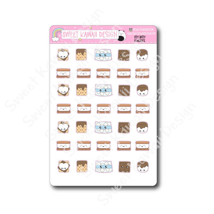 Kawaii S'mores Stickers