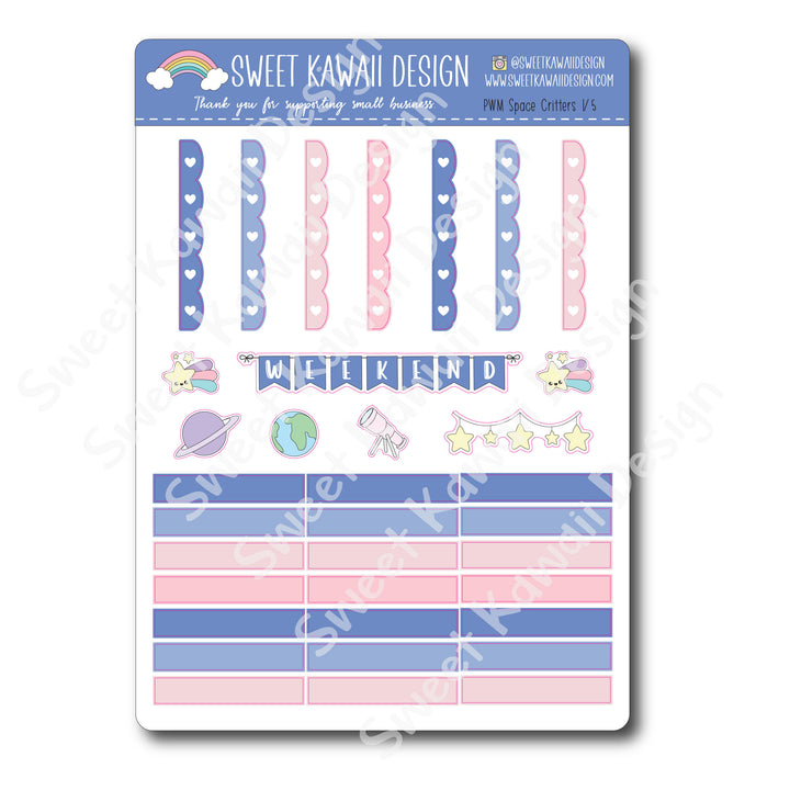 Weekly Kit  - Space Critters HORIZONTAL