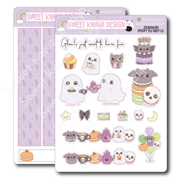 Journaling Kit - Spoopy Tea Party