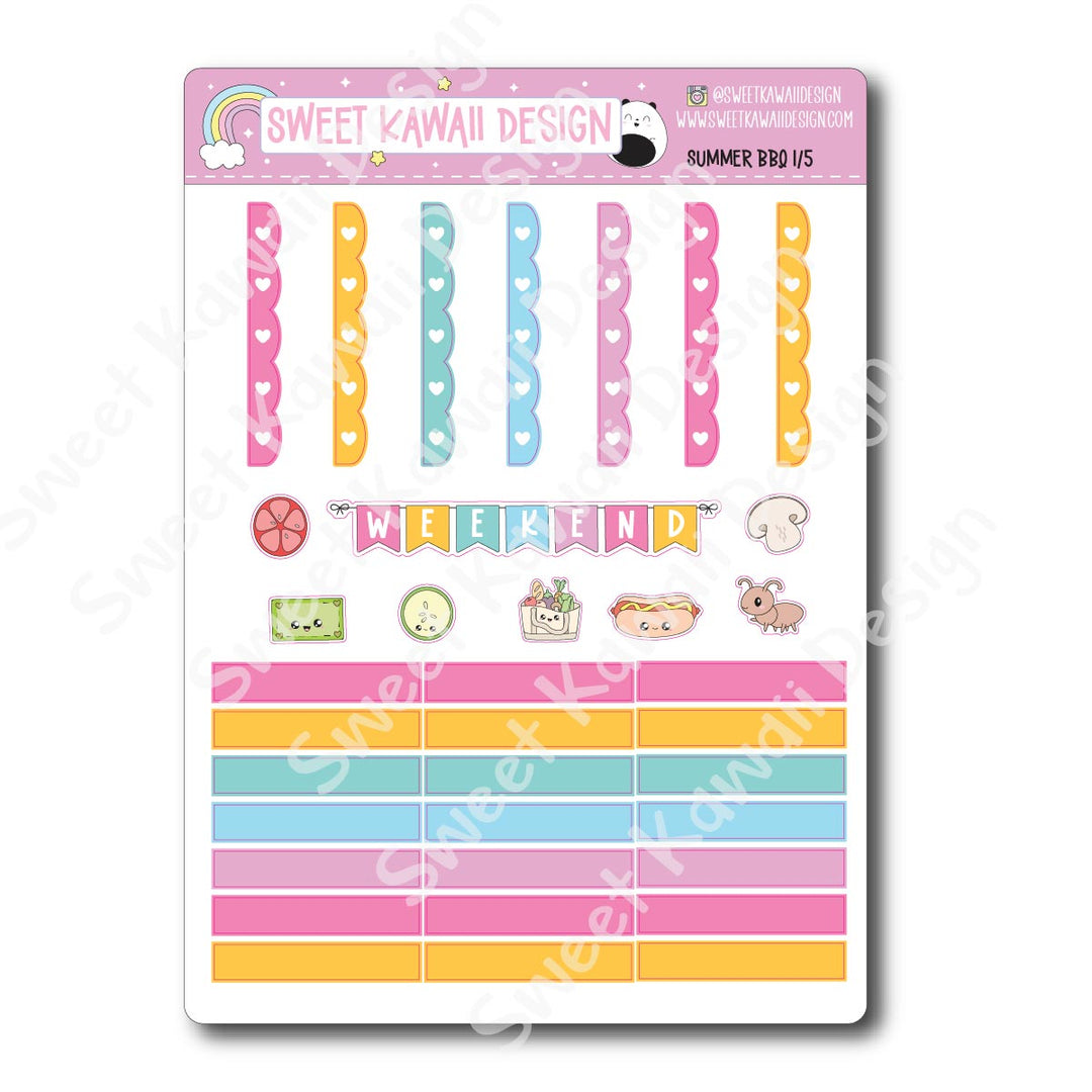 Weekly Kit - Summer BBQ - SIZE OPTIONS AVAILABLE