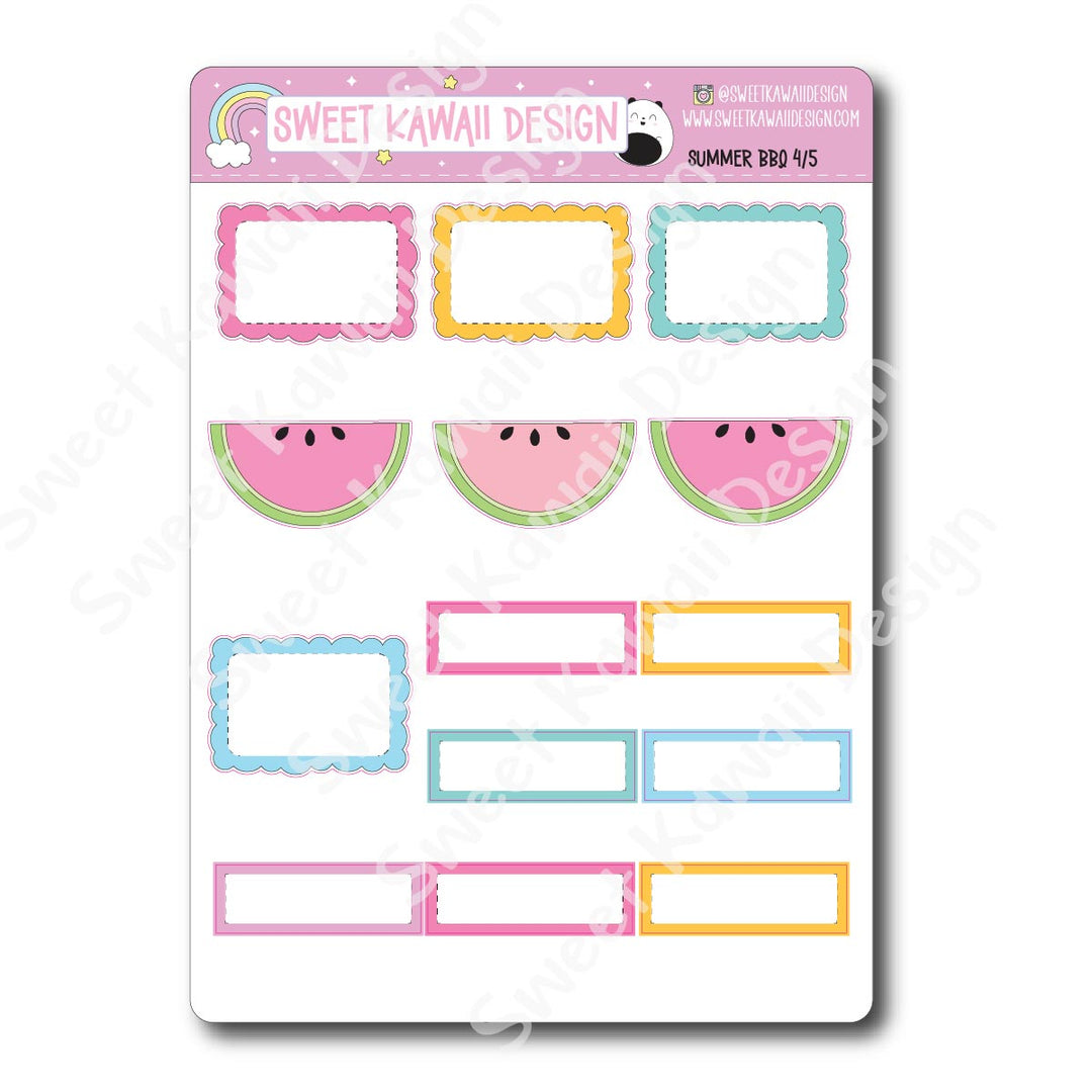 Weekly Kit - Summer BBQ - SIZE OPTIONS AVAILABLE