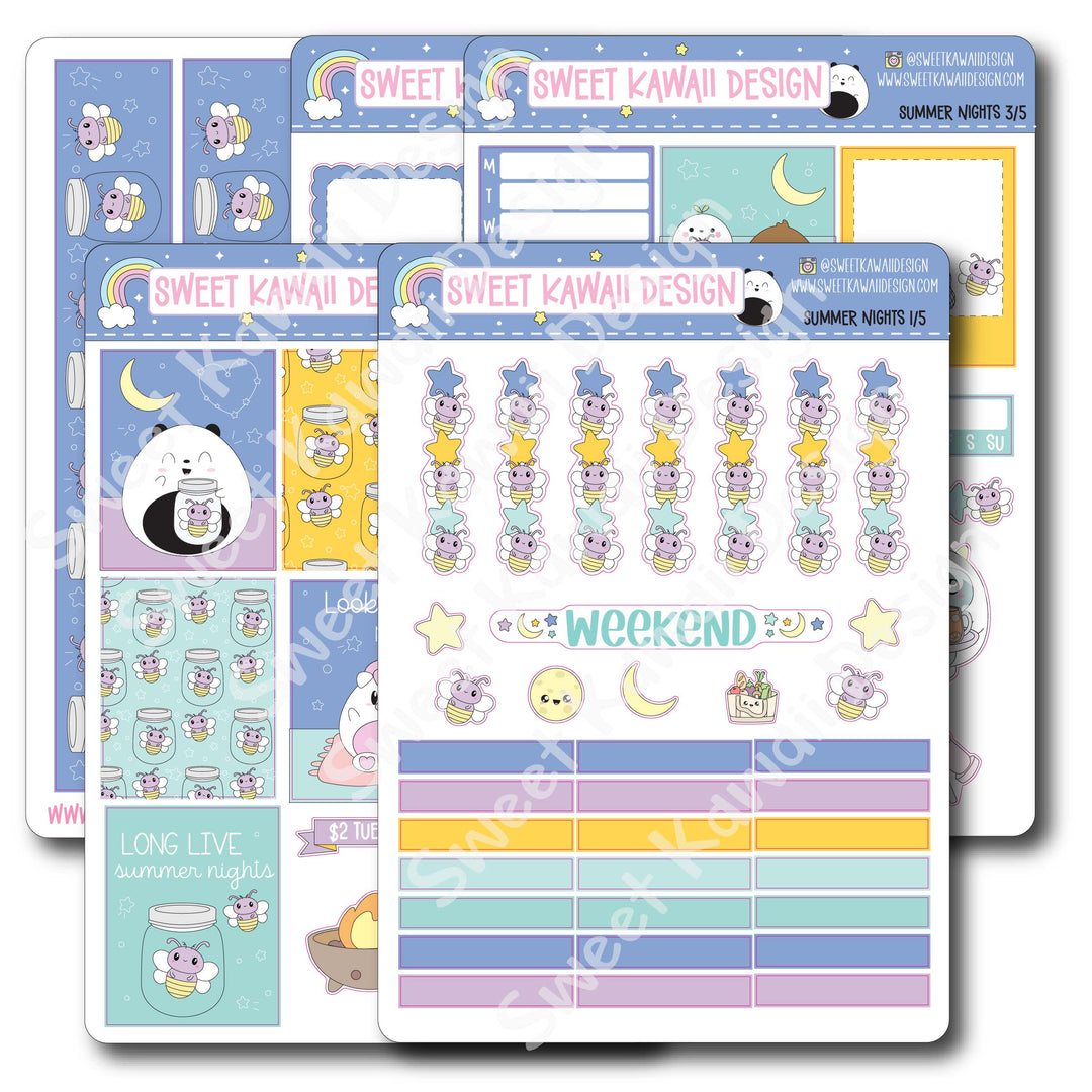 Weekly Kit - Summer Nights - SIZE OPTIONS AVAILABLE