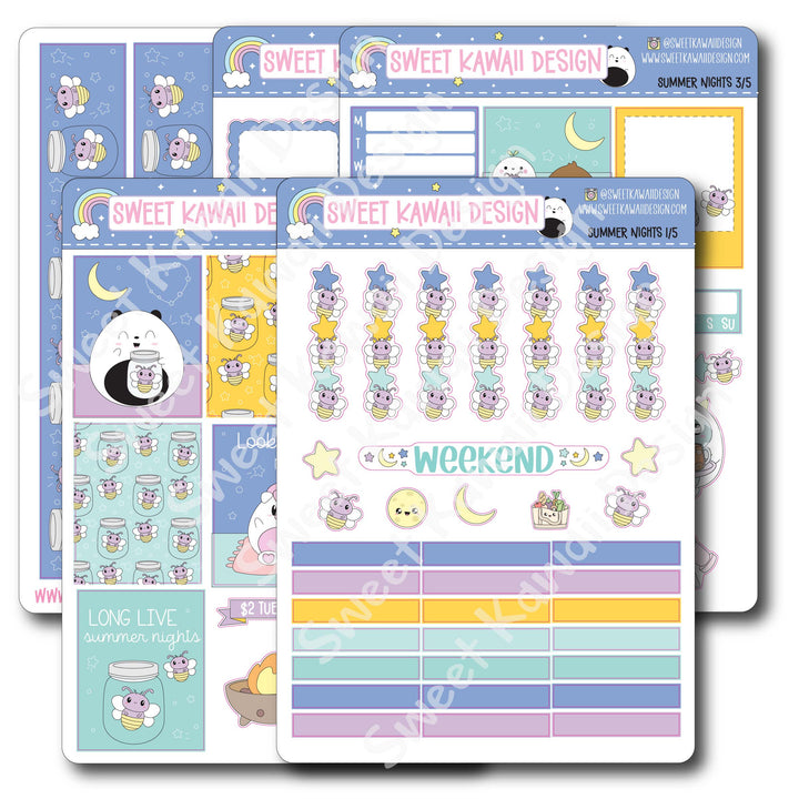 Weekly Kit - Summer Nights - SIZE OPTIONS AVAILABLE