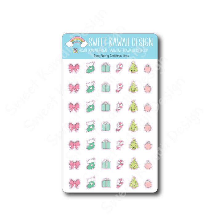 Teeny Weeny Christmas Deco Stickers