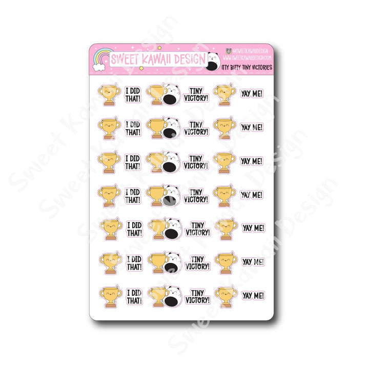 Kawaii Tiny Victories Stickers