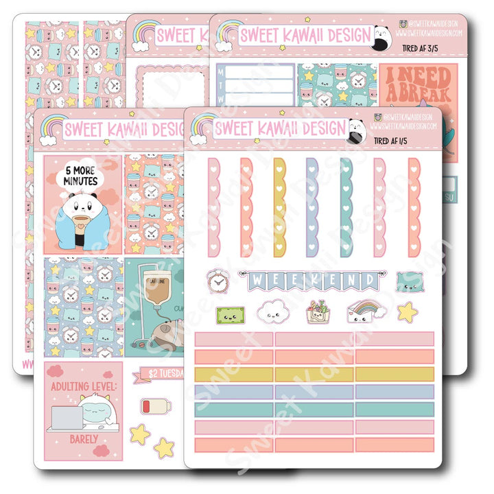 Weekly Kit - Tired AF - SIZE OPTIONS AVAILABLE