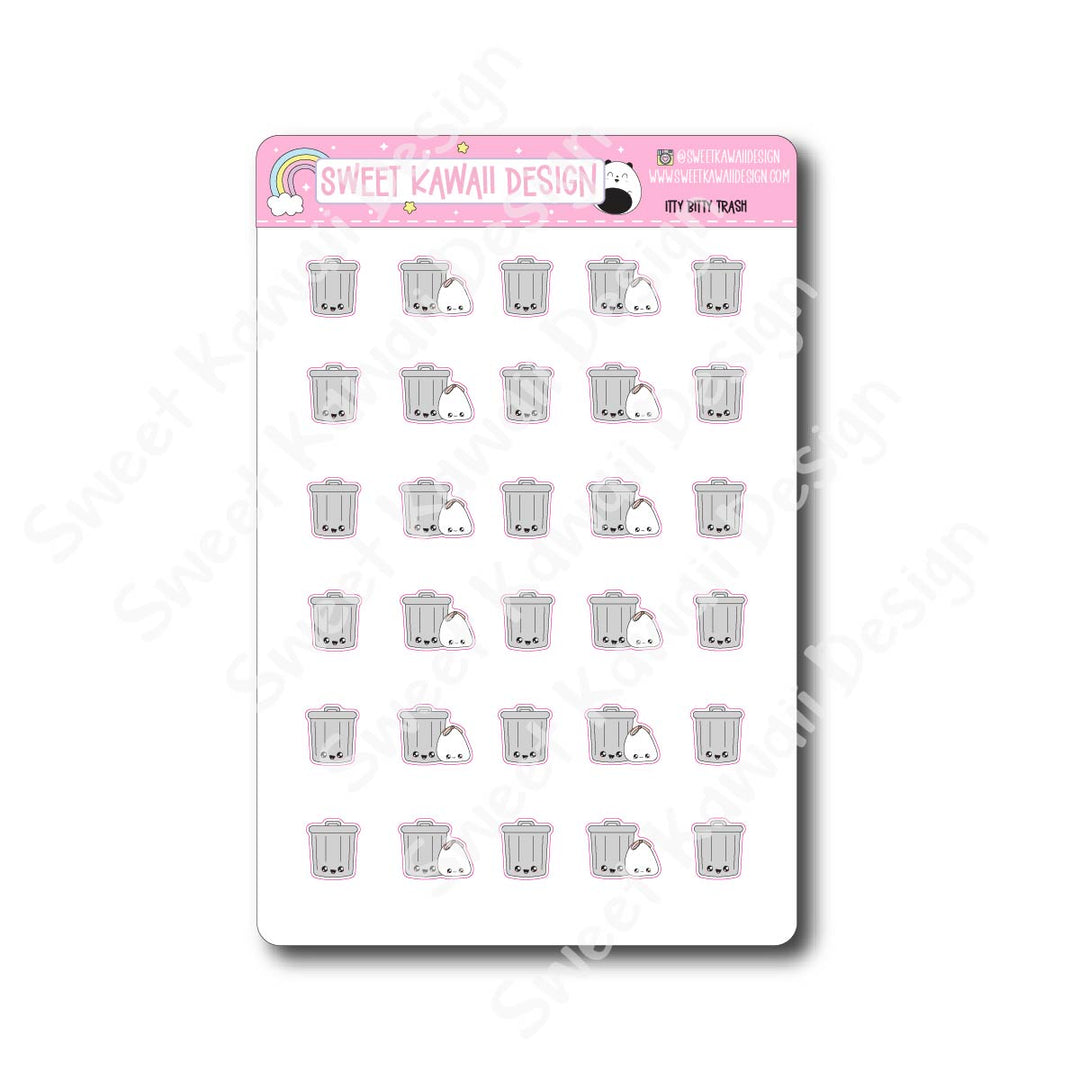 Kawaii Trash Stickers