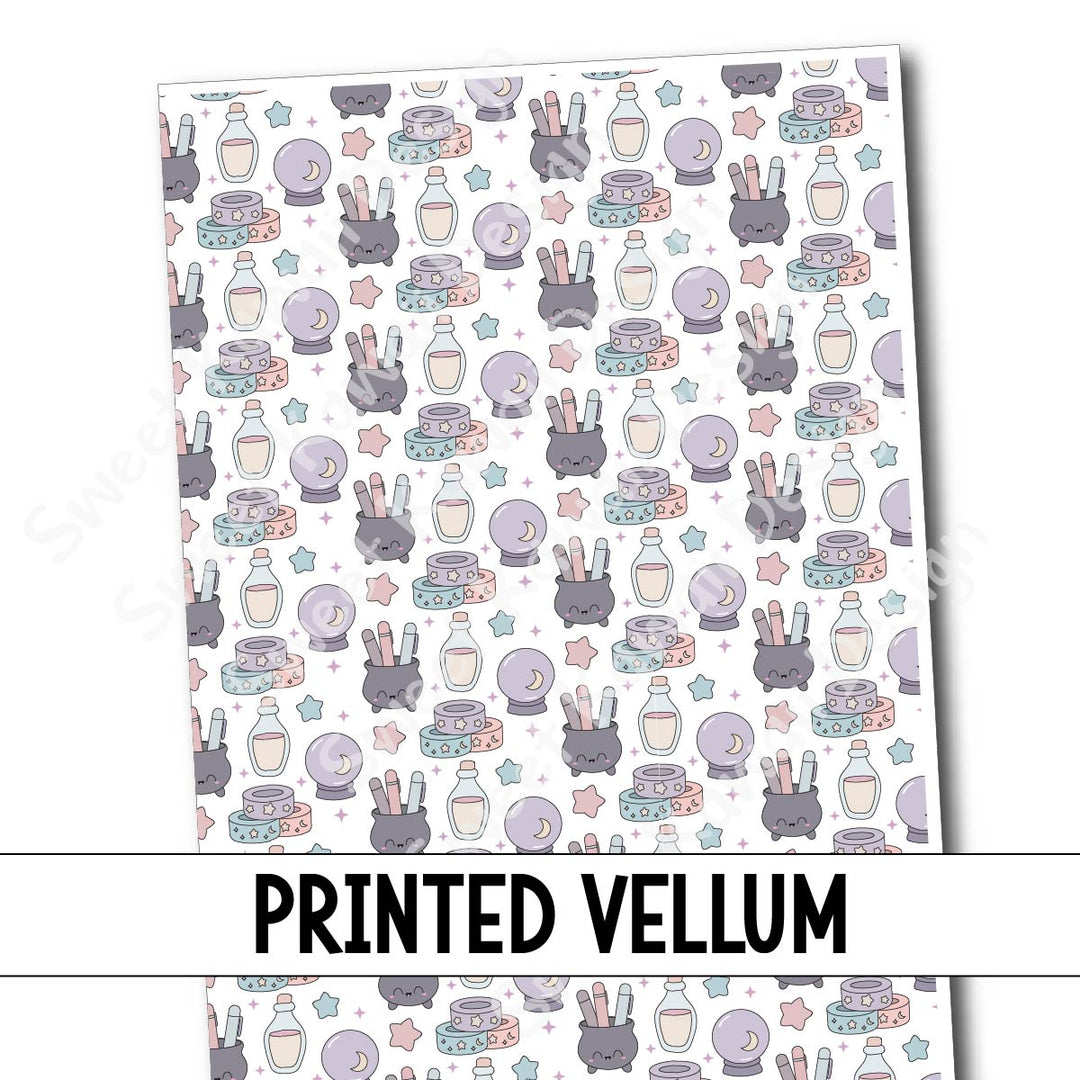 Printed Vellum - Witch Please