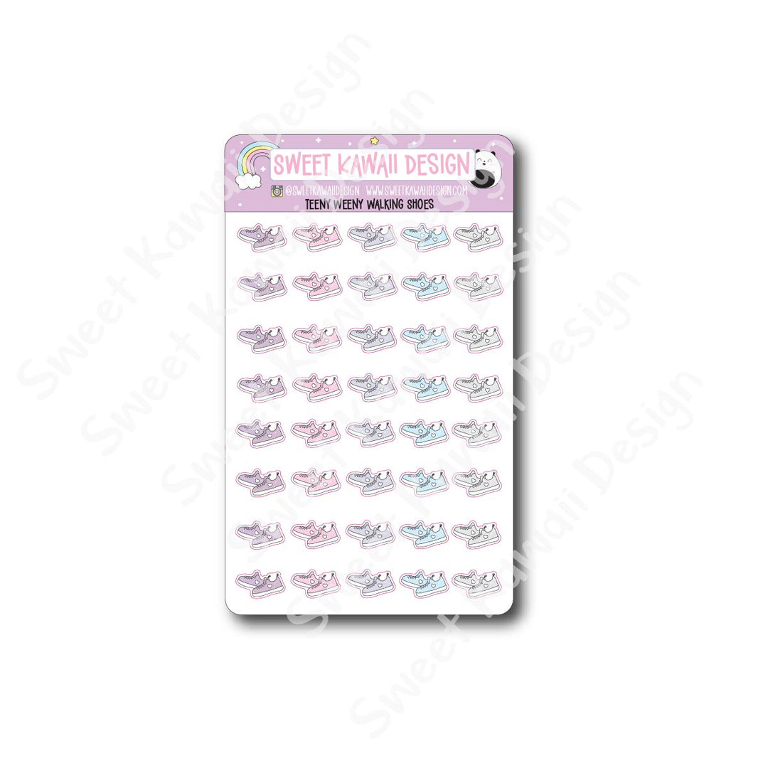 Teeny Weeny Walking Shoes Stickers