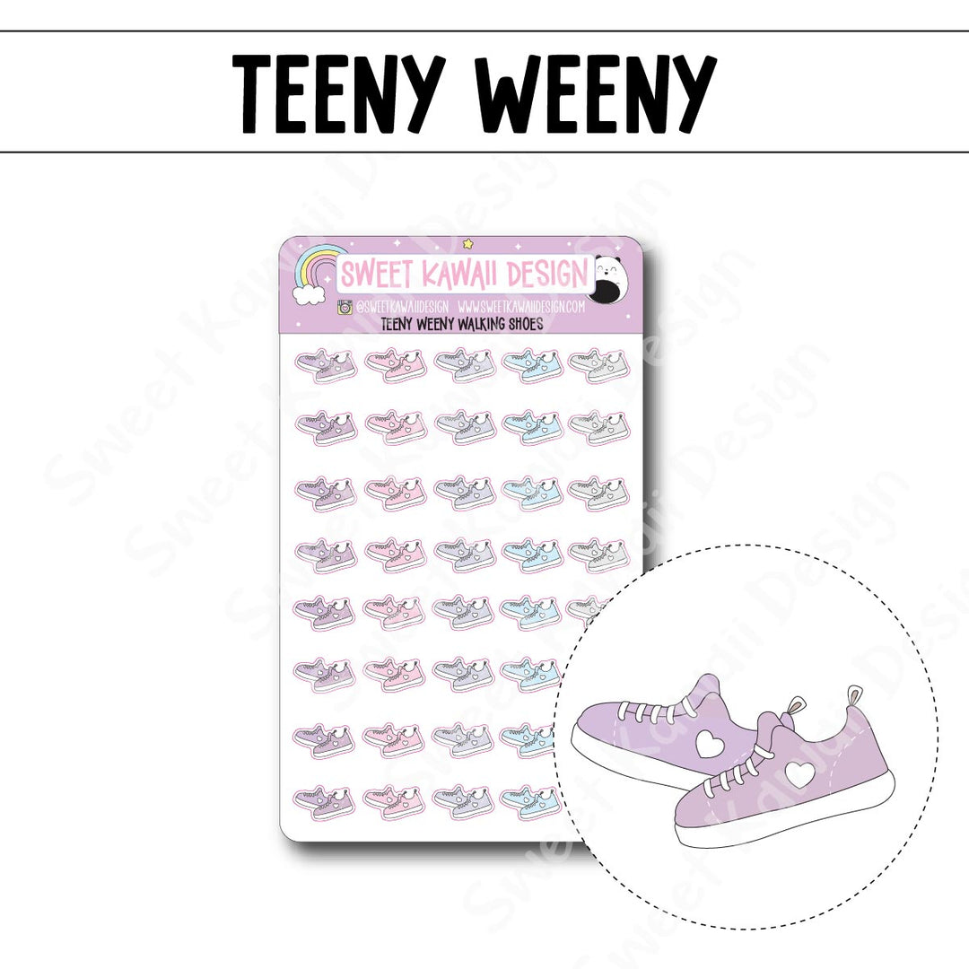 Teeny Weeny Walking Shoes Stickers