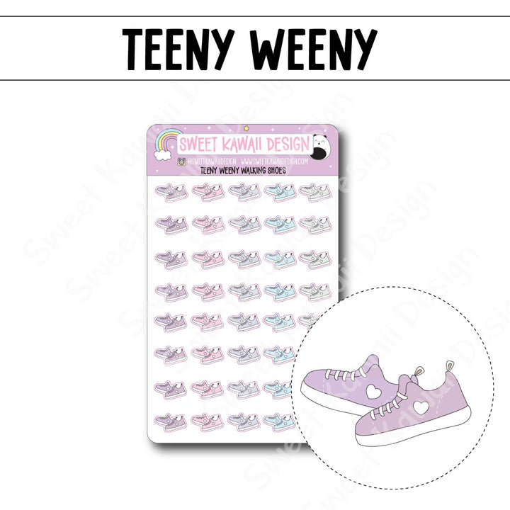 Teeny Weeny Walking Shoes Stickers
