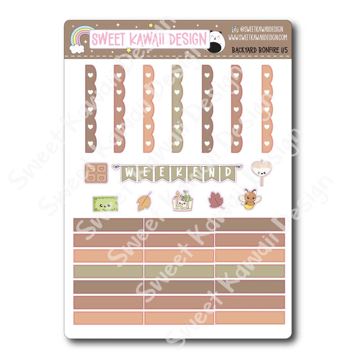 Weekly Kit - Backyard Bonfire - SIZE OPTIONS AVAILABLE