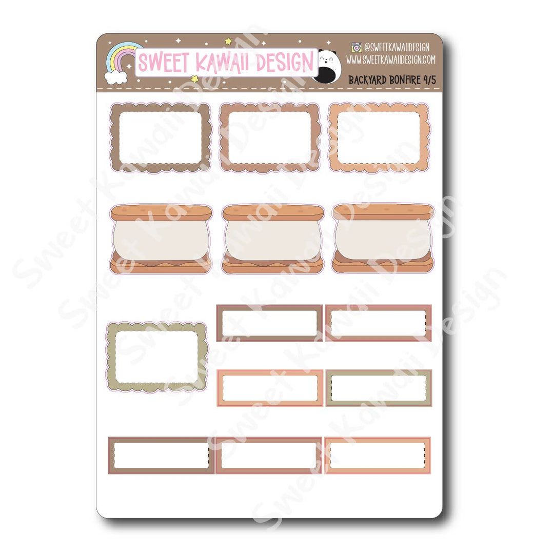 Weekly Kit - Backyard Bonfire - SIZE OPTIONS AVAILABLE