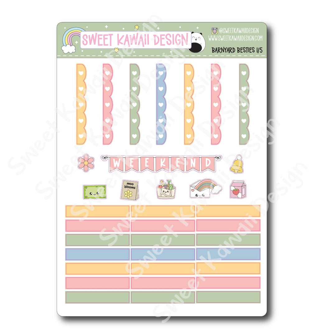 Weekly Kit - Barnyard Besties - SIZE OPTIONS AVAILABLE