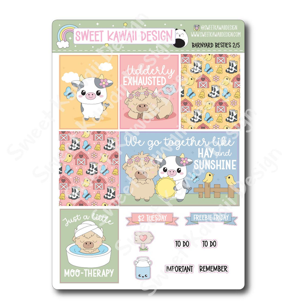 Weekly Kit - Barnyard Besties - SIZE OPTIONS AVAILABLE