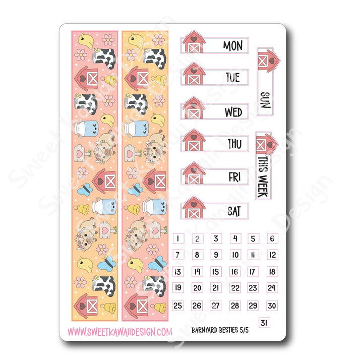 Weekly Kit - Barnyard Besties - SIZE OPTIONS AVAILABLE