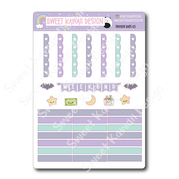 Weekly Kit - Fricken Bats - SIZE OPTIONS AVAILABLE