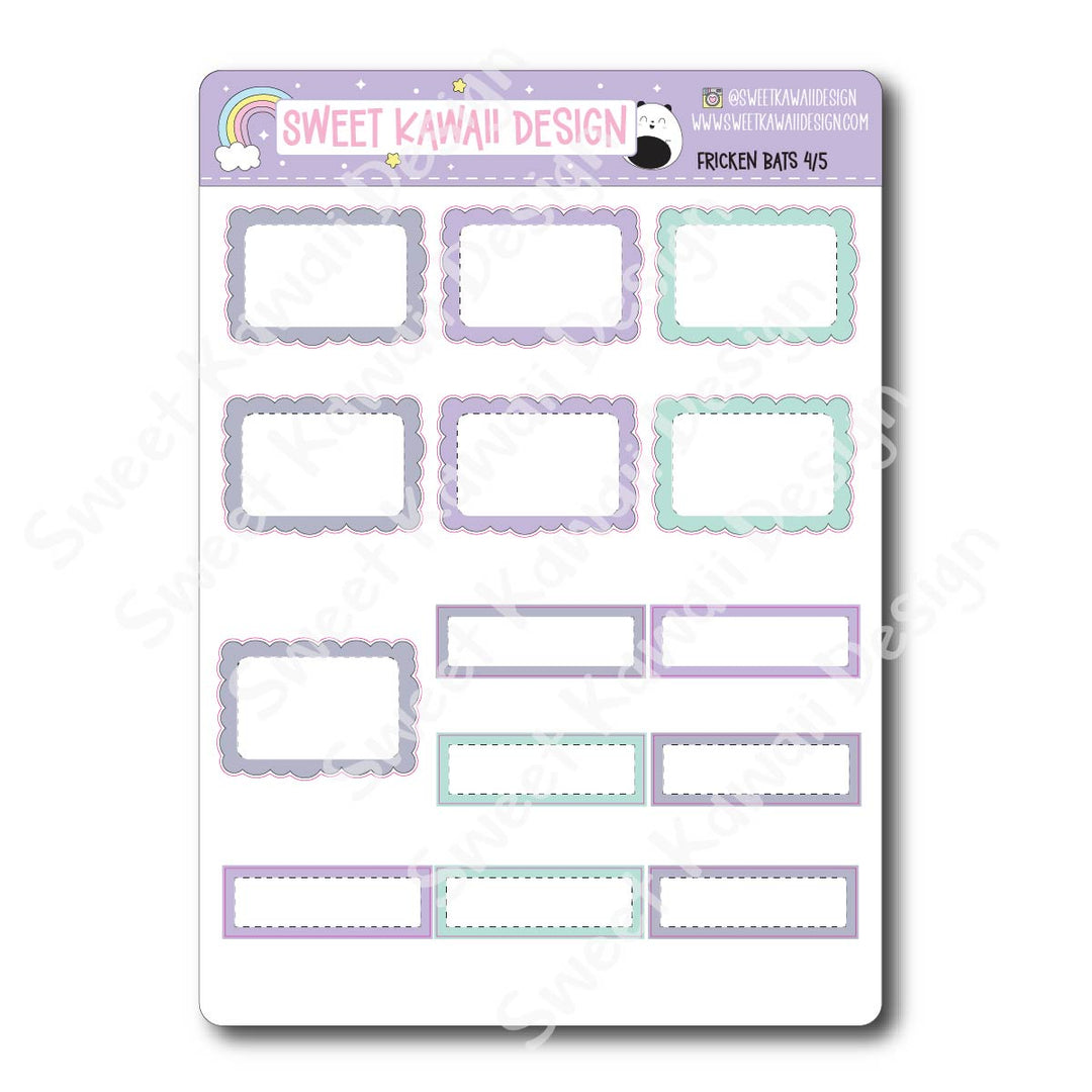 Weekly Kit - Fricken Bats - SIZE OPTIONS AVAILABLE