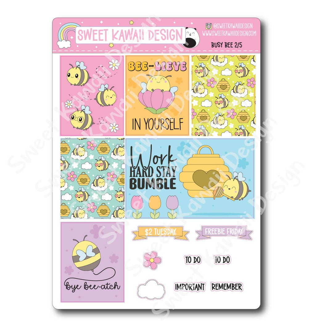 Weekly Kit - Busy Bee - SIZE OPTIONS AVAILABLE