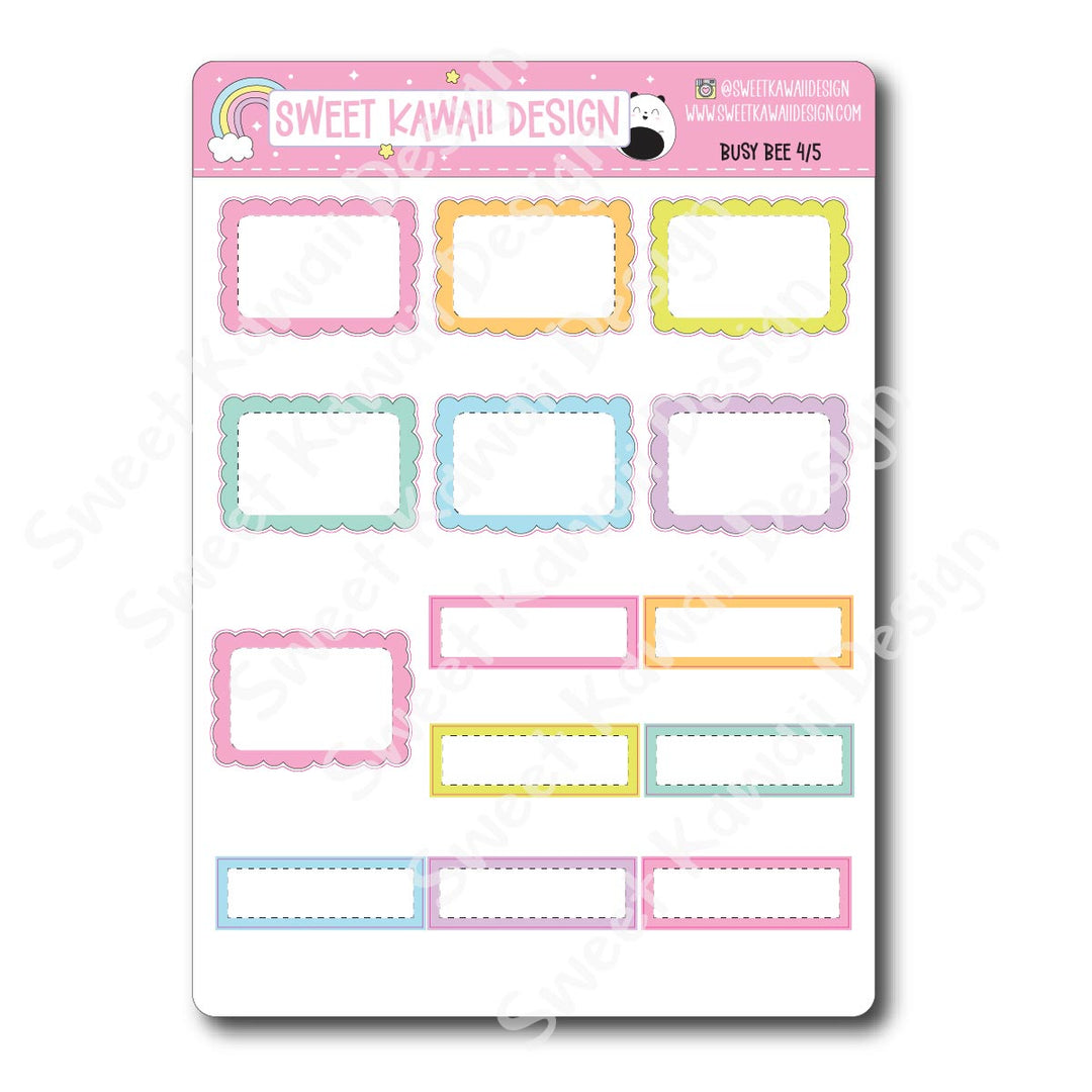 Weekly Kit - Busy Bee - SIZE OPTIONS AVAILABLE