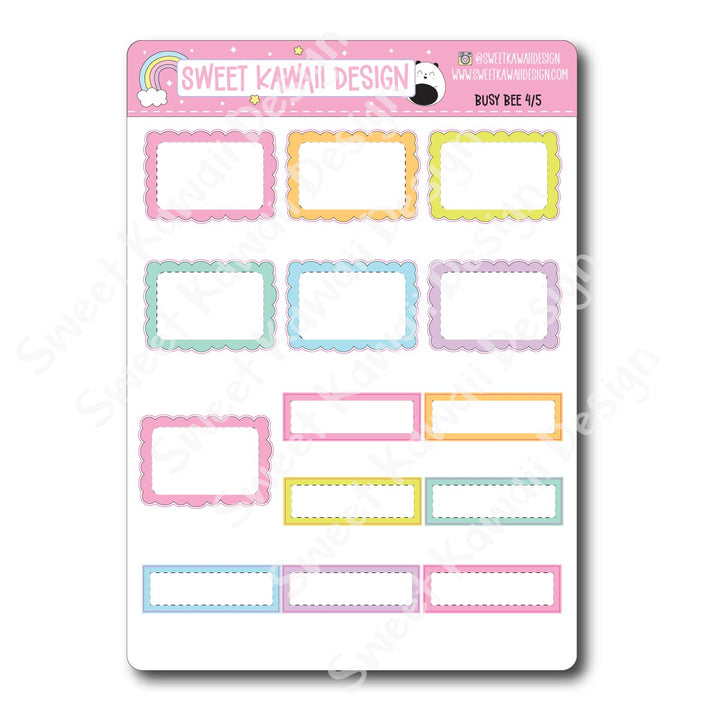 Weekly Kit - Busy Bee - SIZE OPTIONS AVAILABLE