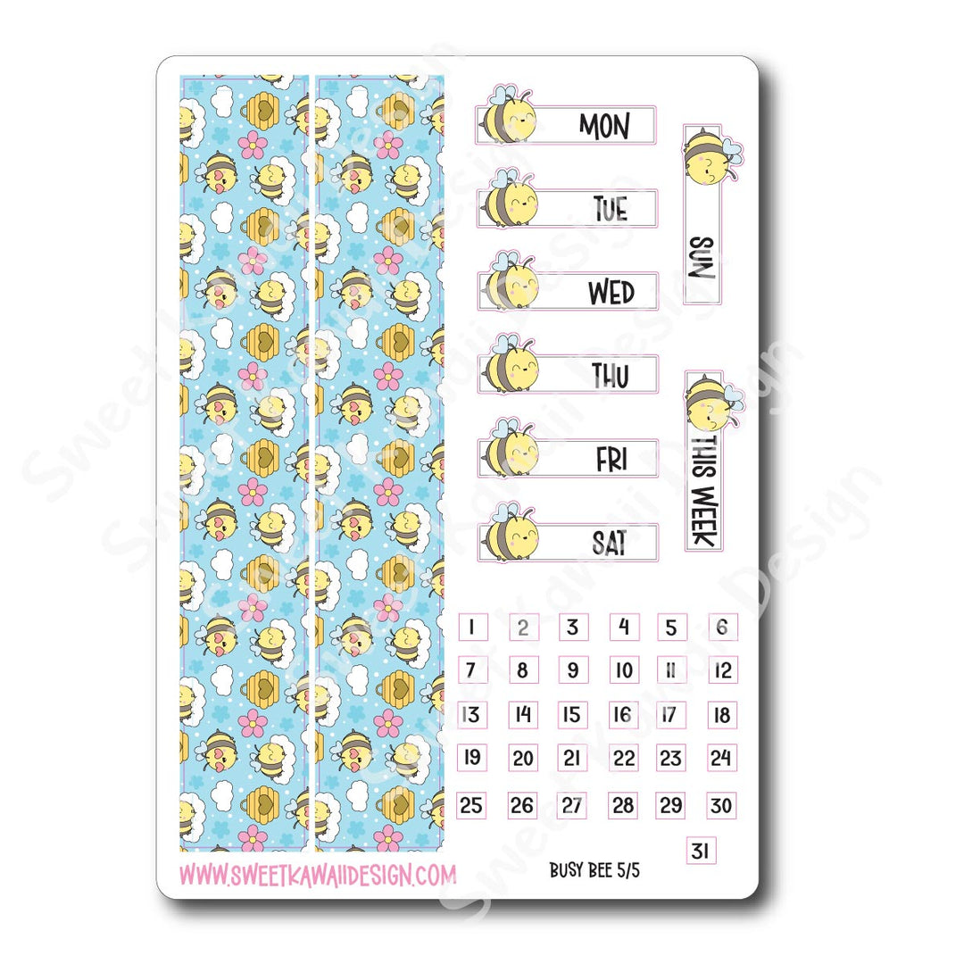 Weekly Kit - Busy Bee - SIZE OPTIONS AVAILABLE